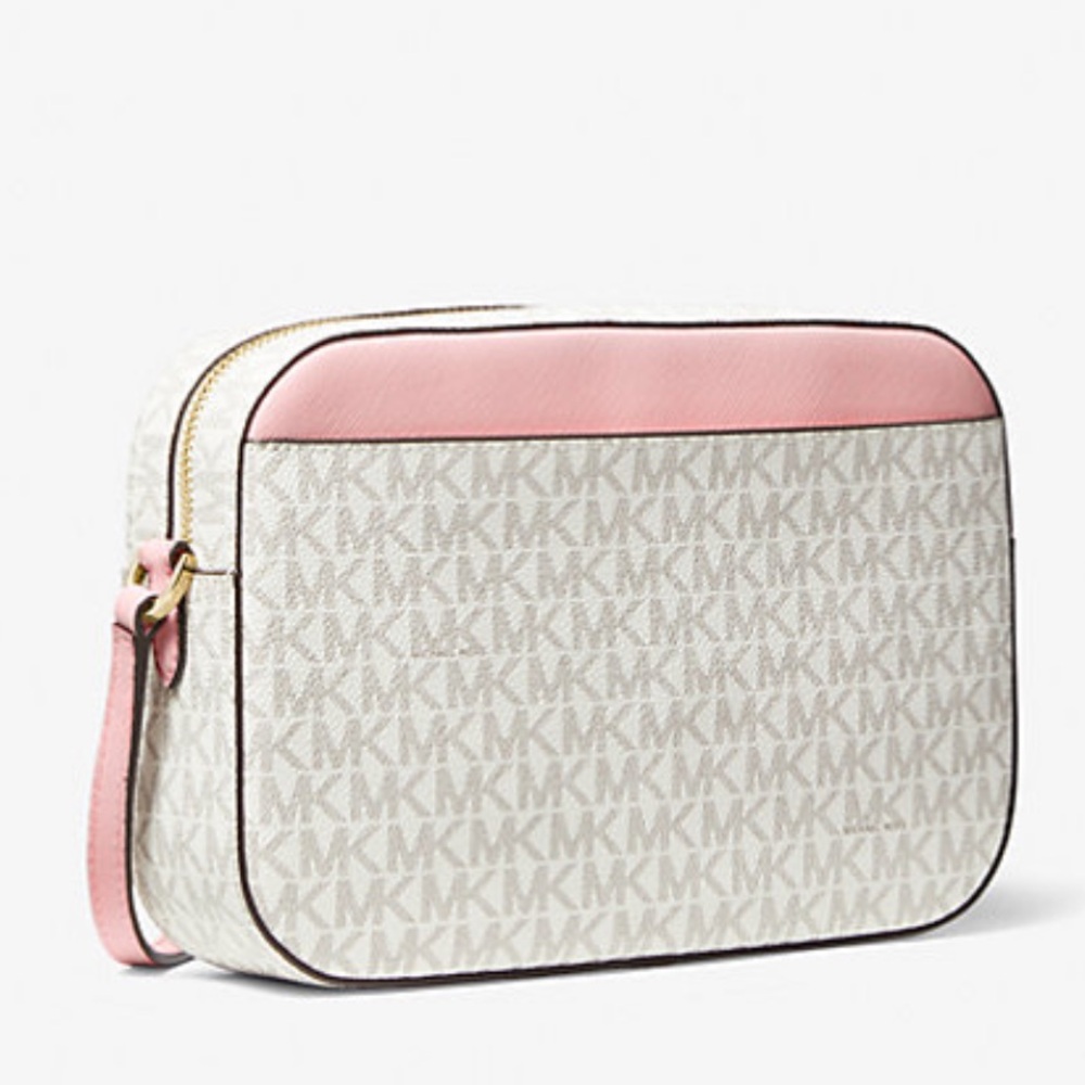 Michael Kors Jet Set Large Logo Crossbody Bag - Picture 3 of 10